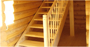 Лестница для деревянного дома